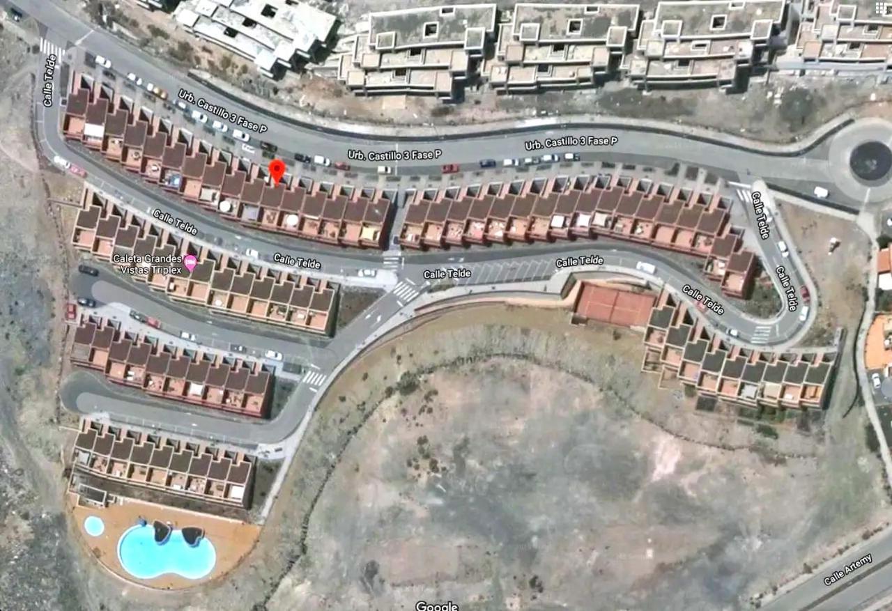 Ferienhaus Casa Caleta - Caleta Fuste - Meerblick - Pool - Glasfaserinternet Caleta De Fuste Exterior foto